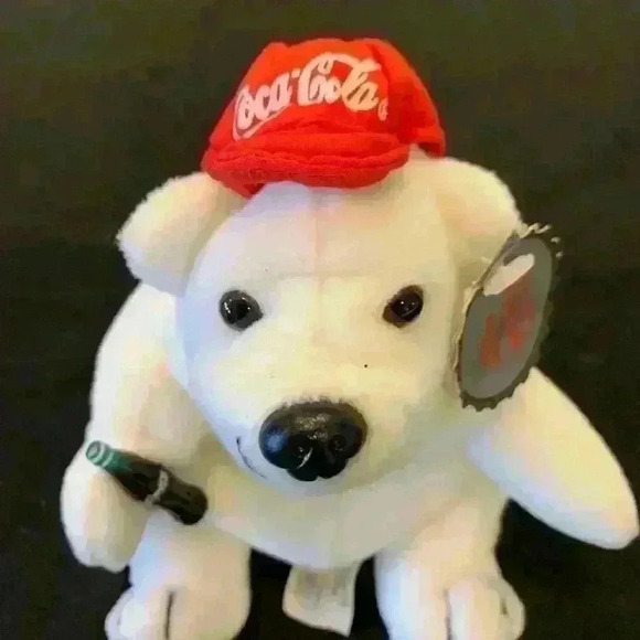 Coca Cola 1997 Plush Bear polar, Gently Used - Picture 2 of 6